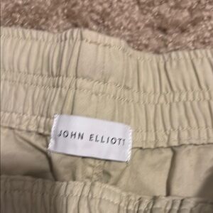 John Elliott Cream Cargo Pants